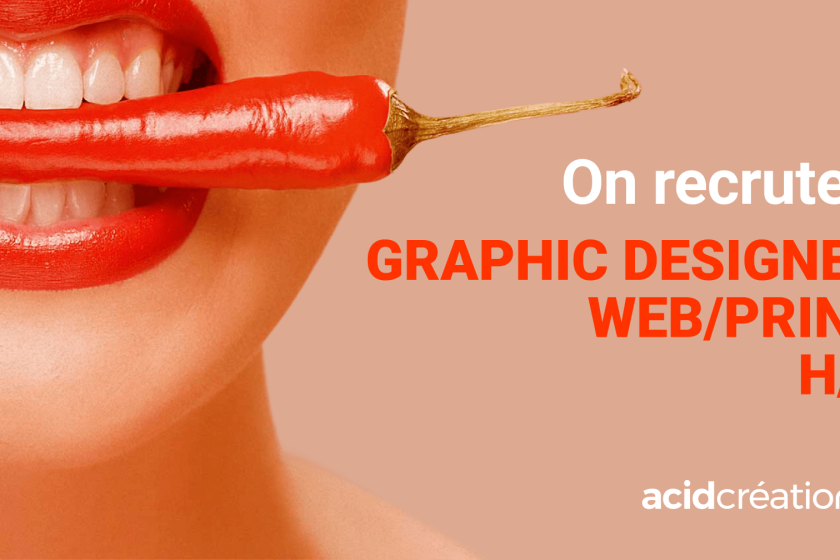 Recrutement : Graphic Designer Web/Print – H/F